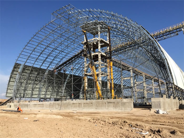 叶城煤机油桶翘工程网架