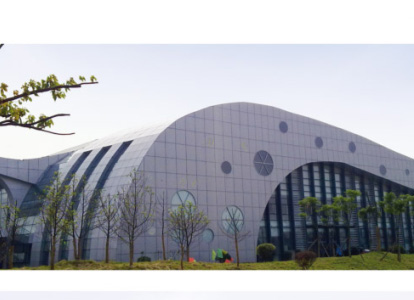 叶城会议中心外景网架工程